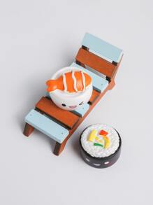 2pcs Sushi Shaped Art Decoration - Multicolor - View 3