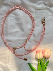 1 dây buộc điện thoại Polyamide trơn - Bụi hồng - Xem 2