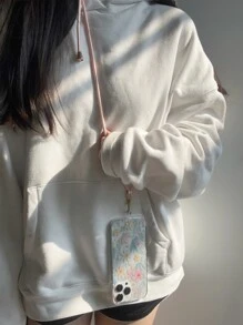 1 dây buộc điện thoại Polyamide trơn - Bụi hồng - Xem 7