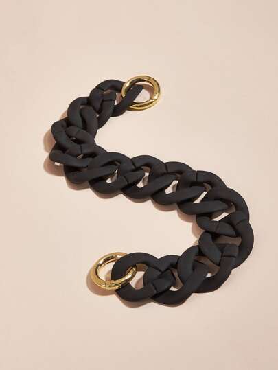 Mm Fond حزام كتف نسائي جيد الجودة معدني حديث المظهر ذو تلمسة مطاطية وحزام كتف أكريليك للسيدات باب علوي