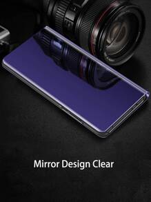 Hadaasi 1个紫色立体镜面电镀支架PU皮手机壳，兼容 17 Pro/17 Pro Max/17 Air/17、Galaxy A36/A17/S25 Ultra/Plus、POCO、荣耀X9c/X60 Pro、荣耀400/400 Pro/400 Lite，国际版，非国内版 - 紫羅蘭色 - 查看 4