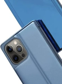 Hadaasi 1 chiếc ốp lưng điện thoại bằng da tráng gương màu xanh dương có chân đế, tương thích với iPhone 17 Pro/17 Pro Max/17 Air/17/16 Pro/16 Pro Max/16 Plus/16/16E/15 Pro/15 Pro Max/15 Plus/15/14 Pro/14 Pro Max/14 Plus/14/13 Pro/13 Pro Max/13/12 Pro/12 Pro Max/12/11 Pro Max/11/11 Pro, tương thích với Galaxy S26 Ultra/S26 Plus/S26, tương thích với Galaxy S24 Ultra/S24 Plus/S24, S23 Ultra/S23 Plus/A17/A07, tương thích với Honor 400/400 Pro/400 Lite, tương thích với Redmi 15C, phiên bản quốc tế, không phải phiên bản nội địa. - Màu xanh lam - Xem 7