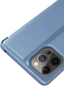 Hadaasi 1 chiếc ốp lưng điện thoại bằng da tráng gương màu xanh dương có chân đế, tương thích với iPhone 17 Pro/17 Pro Max/17 Air/17/16 Pro/16 Pro Max/16 Plus/16/16E/15 Pro/15 Pro Max/15 Plus/15/14 Pro/14 Pro Max/14 Plus/14/13 Pro/13 Pro Max/13/12 Pro/12 Pro Max/12/11 Pro Max/11/11 Pro, tương thích với Galaxy S26 Ultra/S26 Plus/S26, tương thích với Galaxy S24 Ultra/S24 Plus/S24, S23 Ultra/S23 Plus/A17/A07, tương thích với Honor 400/400 Pro/400 Lite, tương thích với Redmi 15C, phiên bản quốc tế, không phải phiên bản nội địa. - Màu xanh lam - Xem 8