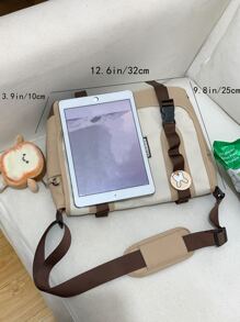 Túi vai Nhiều ngăn Khối Màu Giải trí Sẵn sàng - Nhiều màu - Xem 6