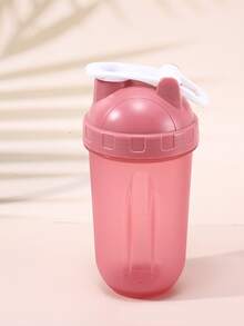 Botella mezcladora de plástico de 1 pieza, taza mezcladora modernista de dos tonos para cocina - Multicolor - Ver 1