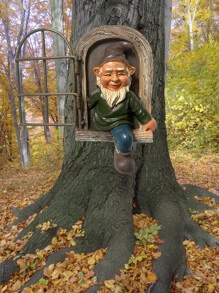 1 cái Đồ trang trí Giáng sinh Đồ trang trí sân vườn Thủ công bằng nhựa Hoạt hình Người lùn Râu trắng Tượng ông già - Nhiều màu - Xem 4