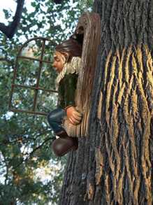 1 cái Đồ trang trí Giáng sinh Đồ trang trí sân vườn Thủ công bằng nhựa Hoạt hình Người lùn Râu trắng Tượng ông già - Nhiều màu - Xem 6