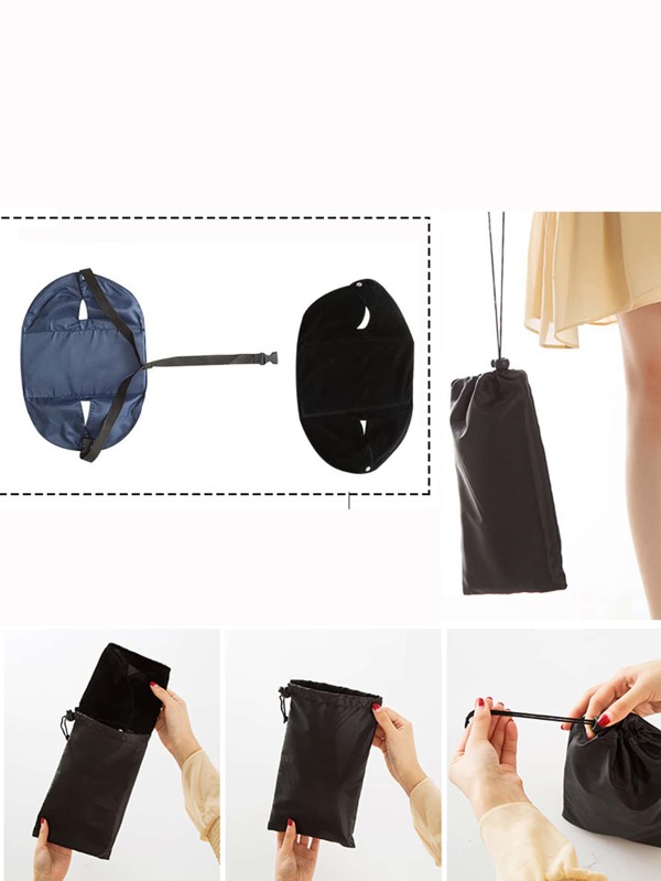 1pc Split Travel Foot Aircraft HighSpeed Rail Foot Rest Foot Pad