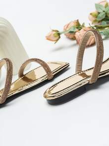 Dép bệt Nữ - Vàng - Xem 4