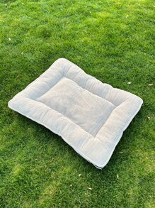 1pc Plush Pet Crate Mat