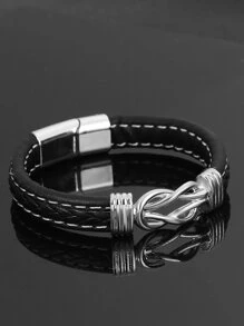 Hombres Pulsera magnética con diseño girante - Multicolor - Ver 2