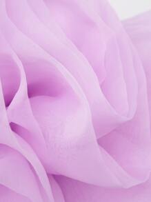 L'Amorae Quá quắt Hoa Áo liền quần ống rộng - Màu Lilac Tím - Xem 6