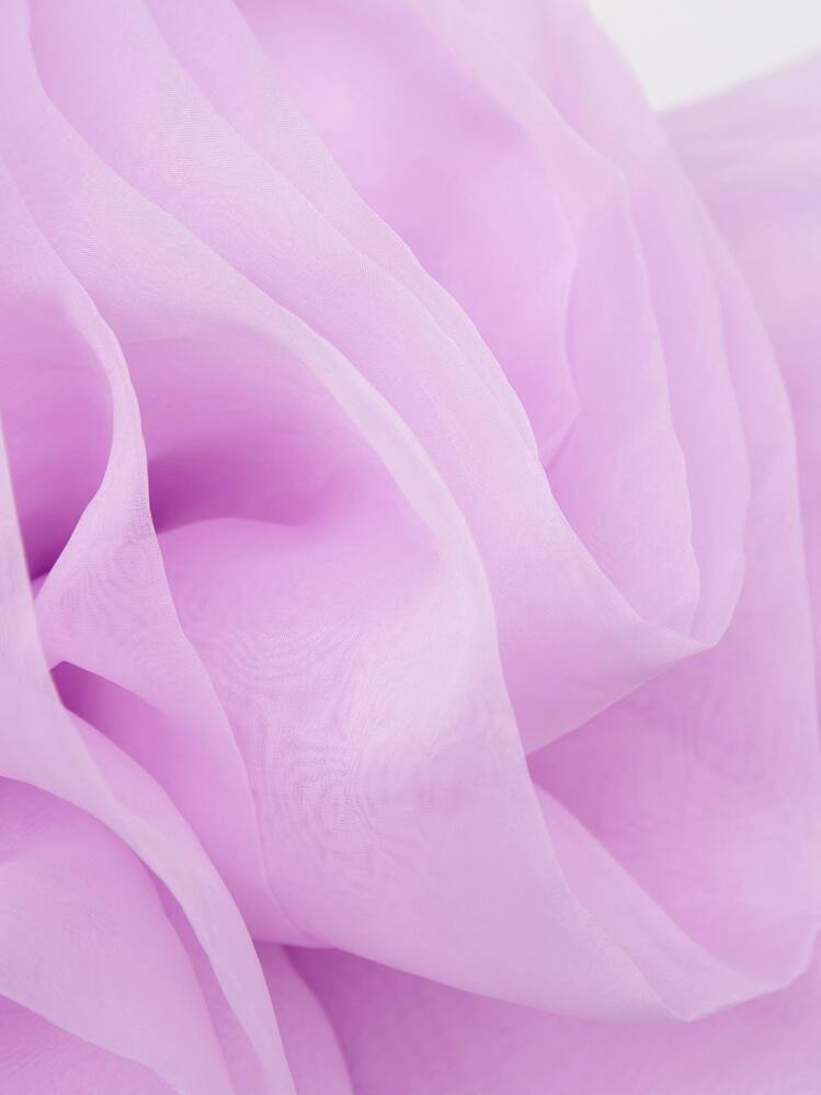 L'Amorae Quá quắt Hoa Áo liền quần ống rộng - Màu Lilac Tím - Xem 6