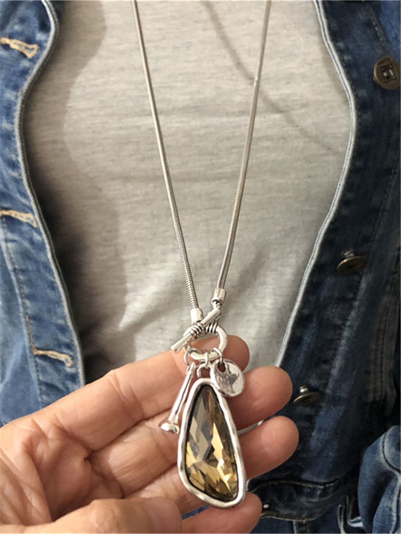 Geo charme ketting