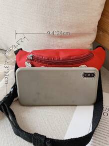 Cute Cartoon Children'S Waist Bag - Red - View 4