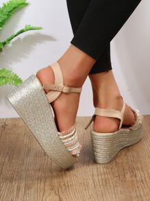 Giày bệt dày và Dép nêm Nữ - Nhiều màu - Xem 3