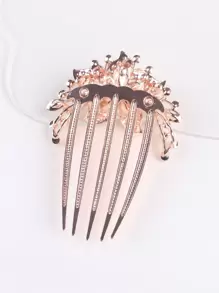 Lược cài tóc hoa pha lê lộng lẫy cho nữ, kẹp tóc, kẹp tóc, dụng cụ búi tóc, phụ kiện tóc cho đám cưới, kiểu tóc cô dâu, lược chải tóc sang trọng, đồ dùng học tập - Nhiều màu - Xem 4