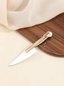 Street 1 Phụ Nữ Kẹp Tóc Hình Con Dao Sáng Tạo - Nhiều màu - Xem 2