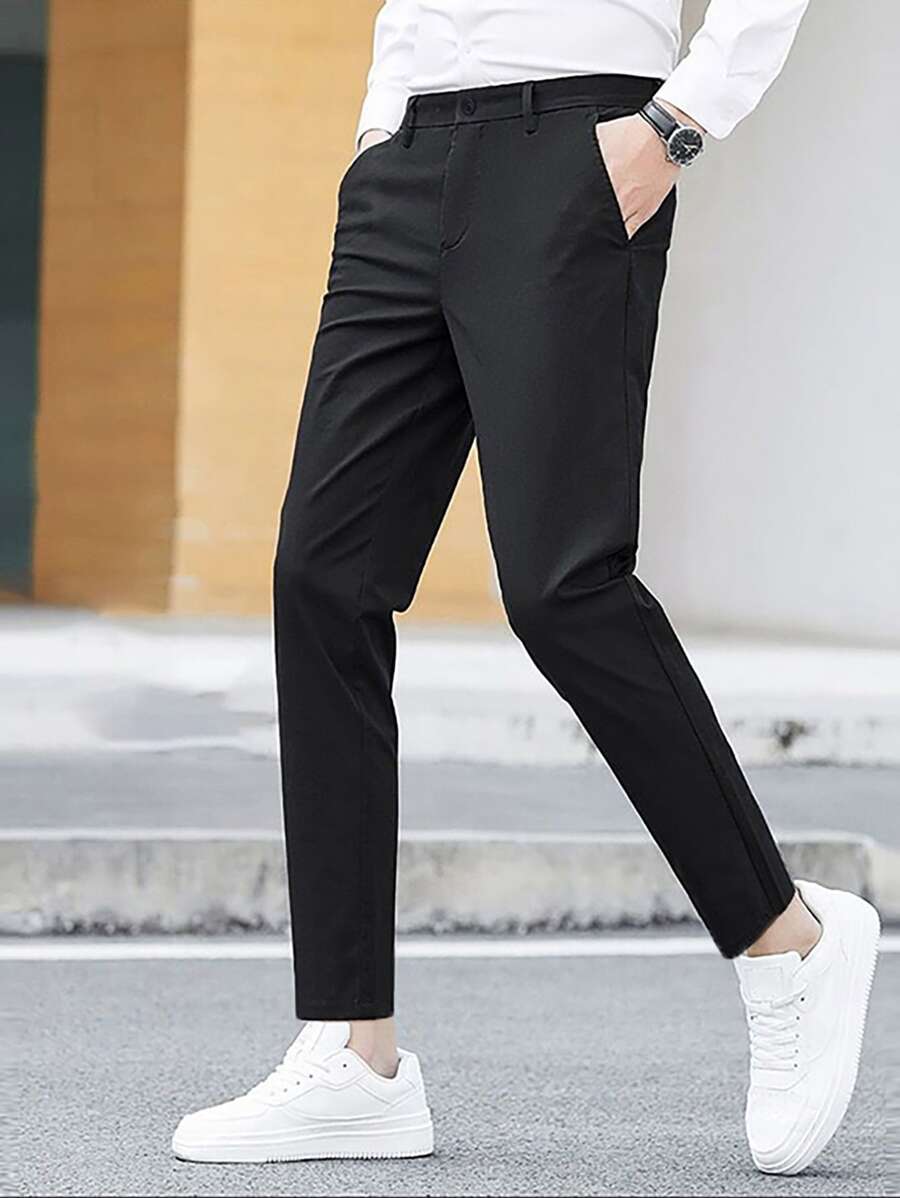 Calvornis 男士斜口袋西裝褲