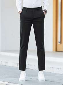 Calvornis 男士斜口袋西裝褲