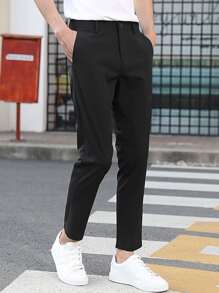 Calvornis 男士斜口袋西裝褲