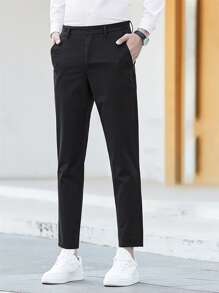 Calvornis 男士斜口袋西裝褲