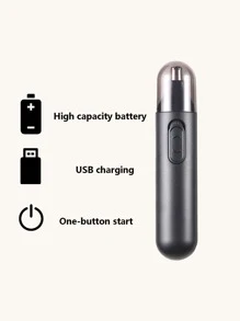 1入組男士便攜式電動鼻毛修剪器