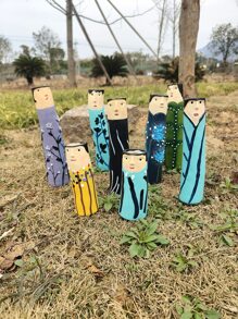 1 Bình Hoa Polyresin, Bình Hoa Thiết Kế Hình Sáng Tạo Cho Hoa - Nhiều màu - Xem 3