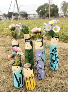 1 Bình Hoa Polyresin, Bình Hoa Thiết Kế Hình Sáng Tạo Cho Hoa - Nhiều màu - Xem 5