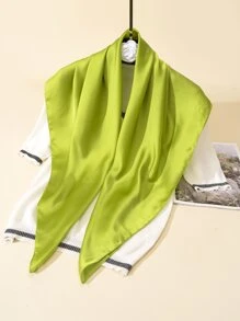 1 chiếc khăn trùm đầu thời trang Bandana đơn giản, giản dị dành cho nữ, dây buộc tóc, dây buộc đầu lý tưởng để tô điểm cho vẻ ngoài của bạn trong dịp Giáng sinh - màu xanh lá - Xem 3