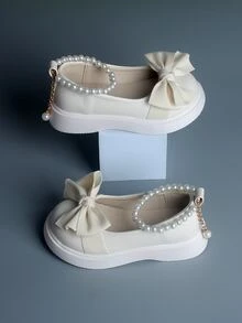 Giày búp bê trẻ em - Màu be - Xem 3