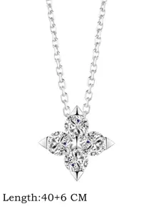 Shescity Cubic Zirconia Decor Necklace
