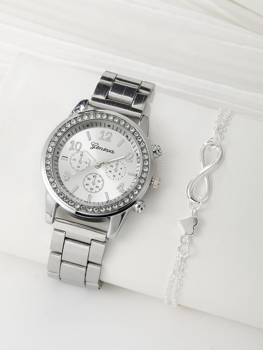 Bộ đồng hồ nữ, trang sức và đồng hồ, đồng hồ kết hợp, lựa chọn tốt nhất làm quà tặng cho bạn gái, mẹ, người yêu và những người khác