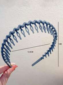 1 Nữ Màu Sắc Ngẫu Nhiên Thiết Kế Sóng Băng Đô Skinny Thời Trang Cho Cuộc Sống Hàng Ngày - Nhiều màu - Xem 5