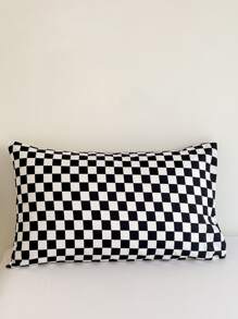 1入組滌綸枕頭時尚棋盤格圖案床枕套 - 彩色 - 查看 1