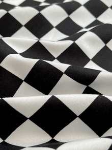 1入組滌綸枕頭時尚棋盤格圖案床枕套 - 彩色 - 查看 2