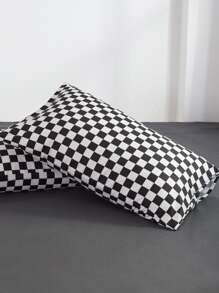 1入組滌綸枕頭時尚棋盤格圖案床枕套 - 彩色 - 查看 3