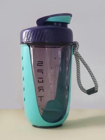 1 件套摇摇杯，现代主义色块摇摇杯，适用于户外旅行运动水壶，户外水壶