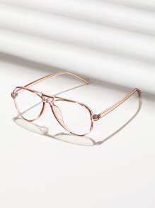 1雙男士邊框休閒眼鏡帶眼鏡適用於日常 - 香檳色 - 查看 1