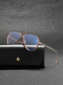 1雙男士邊框休閒眼鏡帶眼鏡適用於日常 - 香檳色 - 查看 4