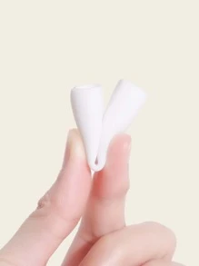 1pc Silicone Case Compatible With Apple Pencil - White - View 3