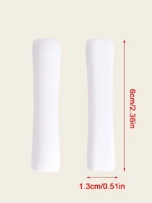 1pc Silicone Case Compatible With Apple Pencil - White - View 4