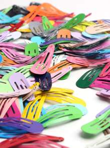 10/20/50 chiếc Kẹp tóc thường ngày màu rắn ngẫu nhiên dành cho phụ nữ cho cuộc sống hàng ngày - Nhiều màu - Xem 5