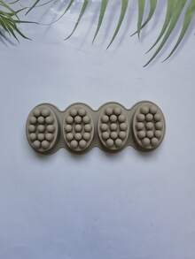 1pc Silicone Soap Mold For Massage - Grey - View 5