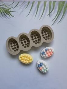 1pc Silicone Soap Mold For Massage - Grey - View 6