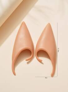 2pcs Unisex Elf Ear Design Cute Costume Ears For Party - Coffee - View 4