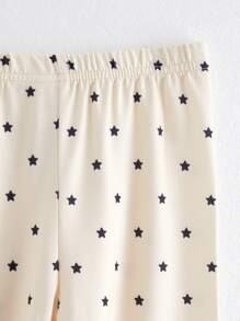 少女4入組彈性腰襯裡褲套裝 - 彩色 - 查看 4