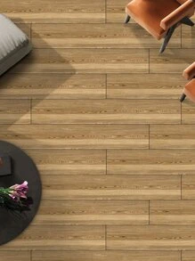 1 miếng dán sàn PVC, miếng dán sàn bằng gỗ hiện đại chống thấm nước cho gia đình - Nhiều màu - Xem 3