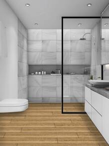 1 miếng dán sàn PVC, miếng dán sàn bằng gỗ hiện đại chống thấm nước cho gia đình - Nhiều màu - Xem 5