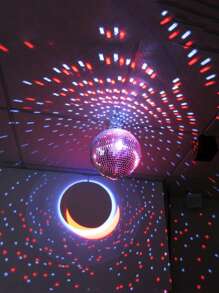 1pc Glass Ball Decoration, Modern Ball Ornament For Party - Silver - View 8